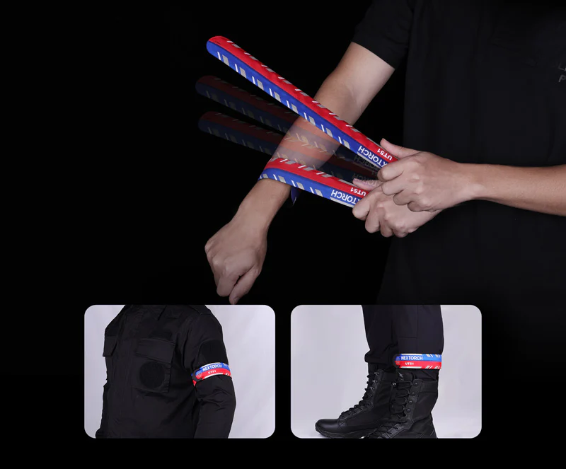 Nextorch - UT51 Red-Blue Flashing Warning Bracelet