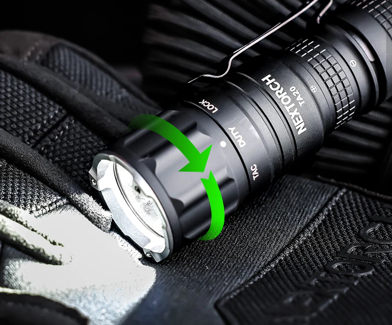 Nextorch - TA20 Compact Tri-Mode Tactical Flashlight