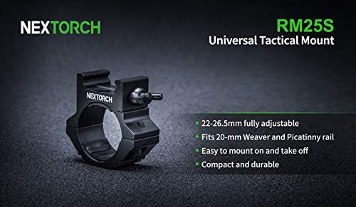 Nextorch - RM25S Flashlight Picatinny Mount