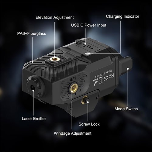 Skywoods - Tactical Pistol Laser Green (L50410)