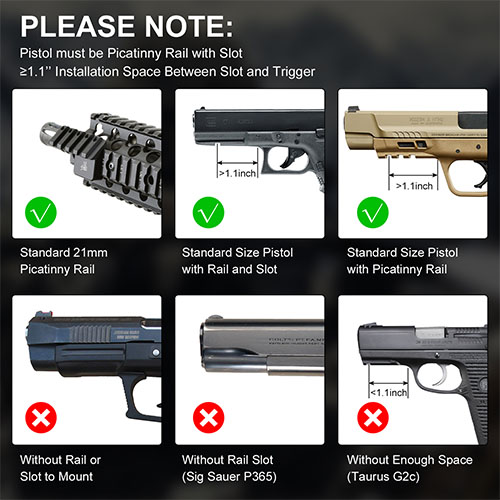 Skywoods - Tactical Pistol Laser Green (L50410)