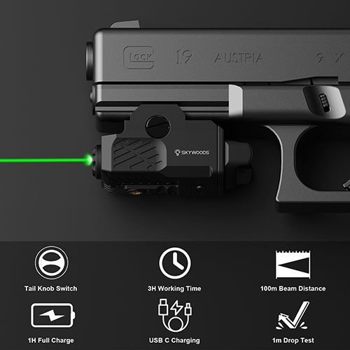 Skywoods - Tactical Pistol Laser Green (L50410)