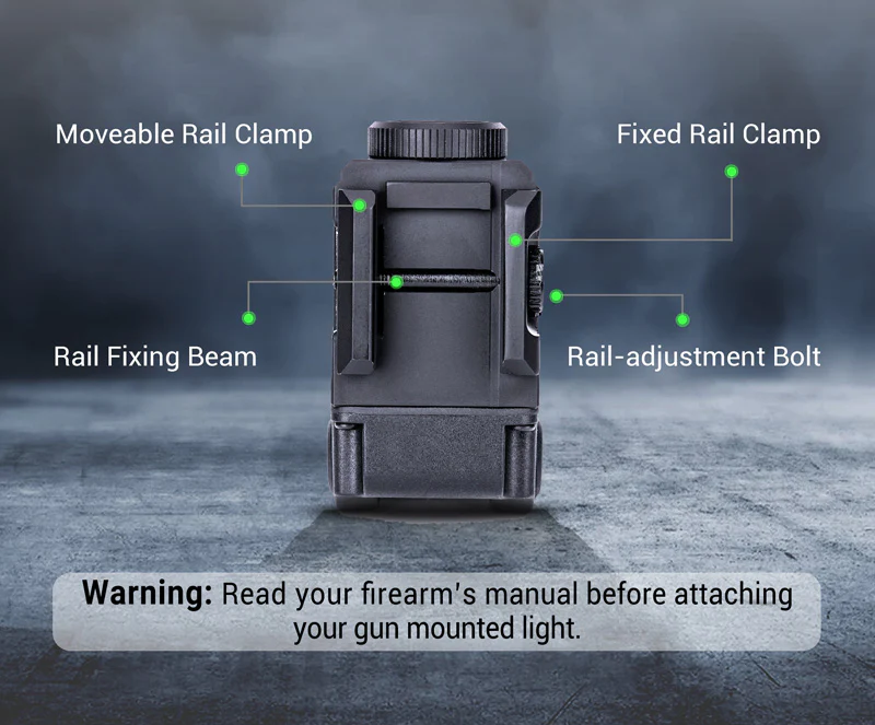 Nextorch - WL22 Compact Weapon Light with Laser Sight (USB-C)