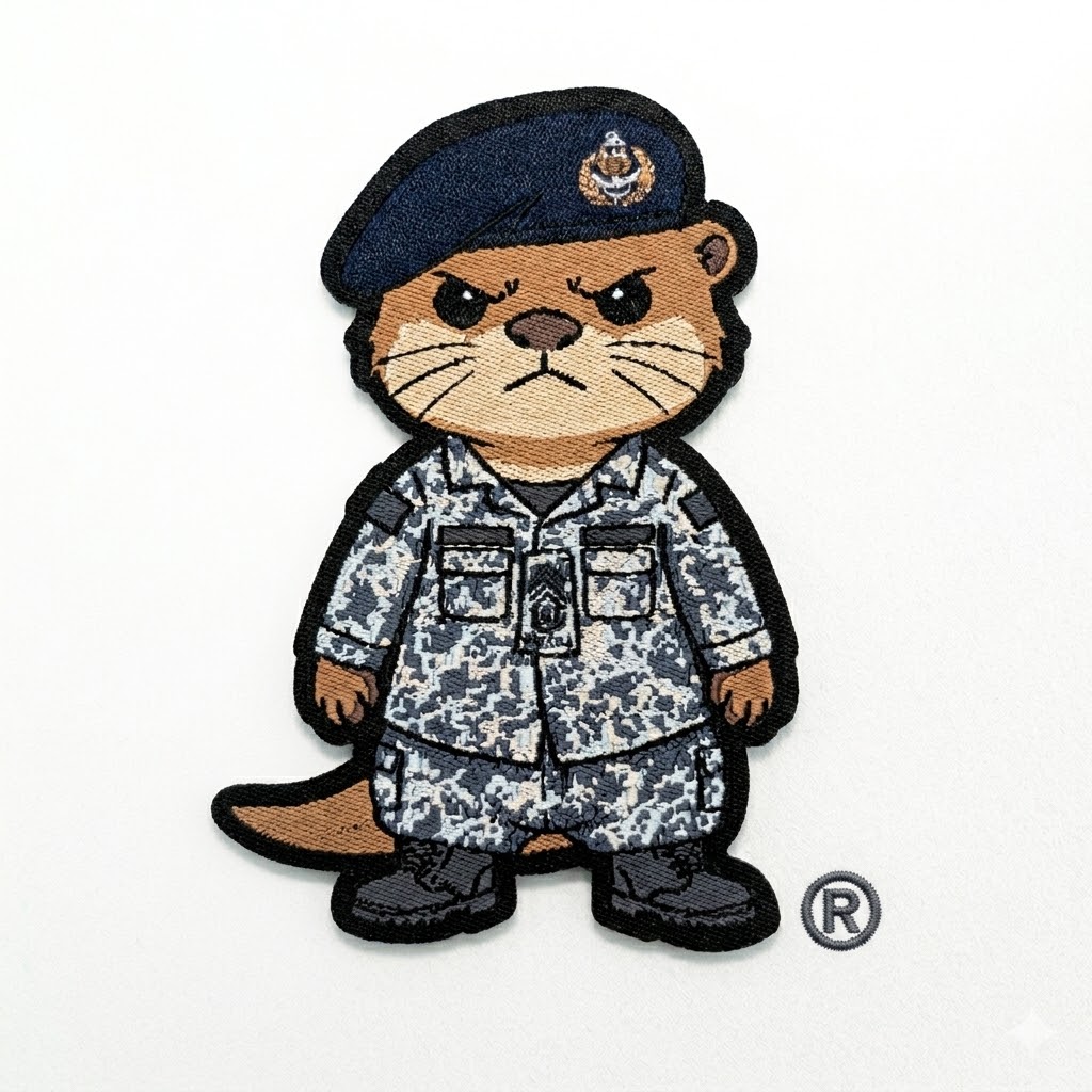 Woven Patch - Warrant Officer Dobhar-chú™ in SAF RSN Uniform
