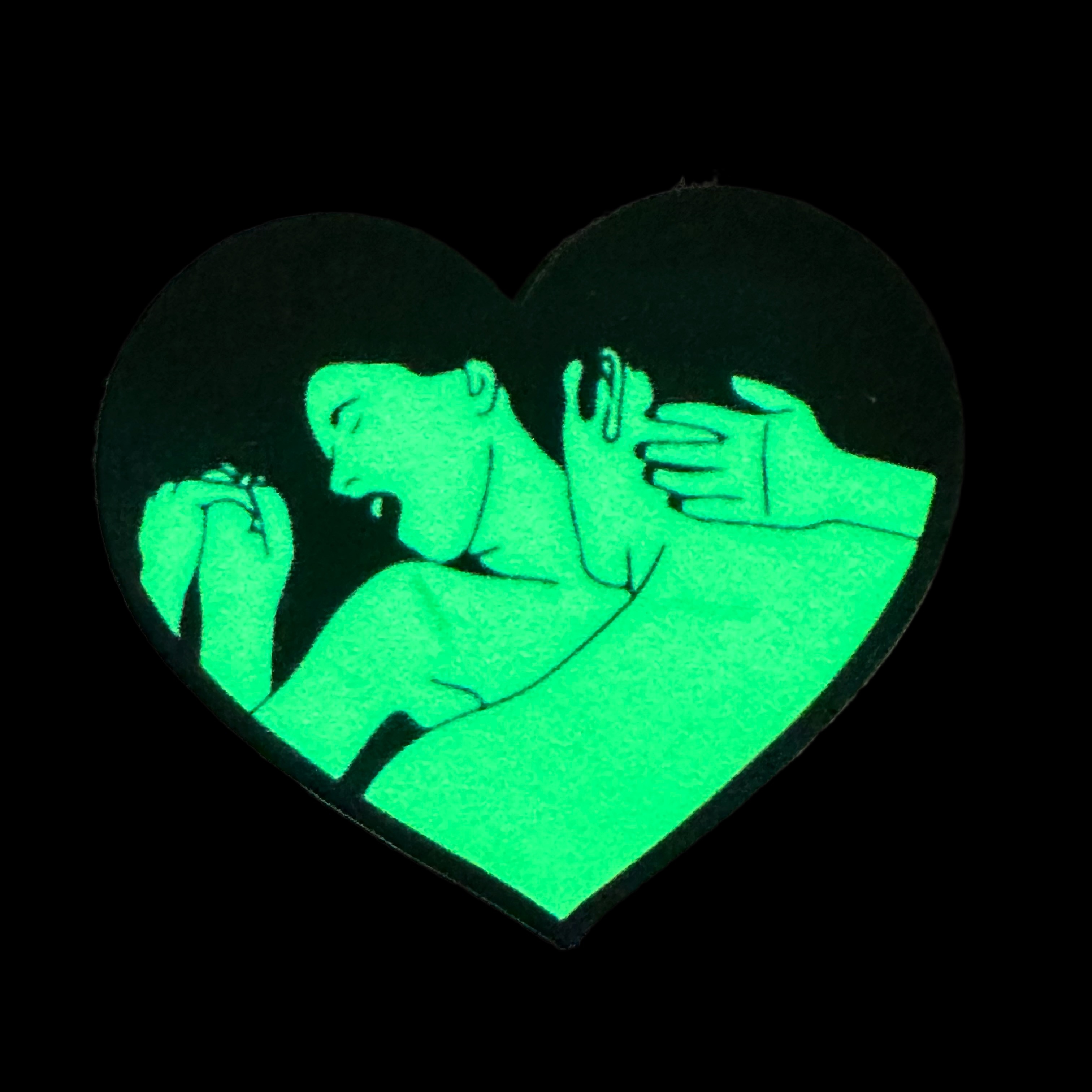 Laser Cut Patch - Love Sex Glow