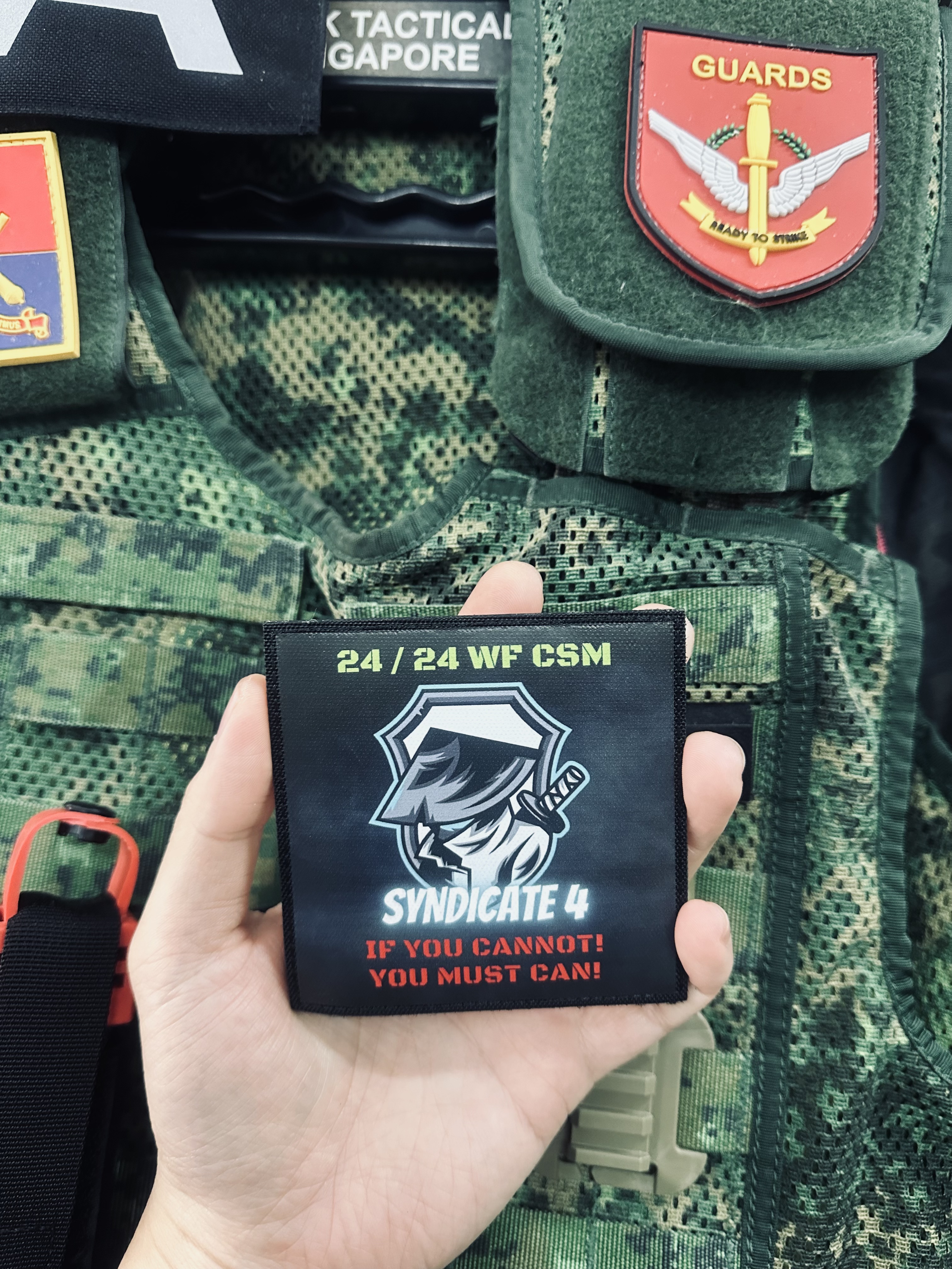 SCDF, SAF & SPF Custom Unit Patches