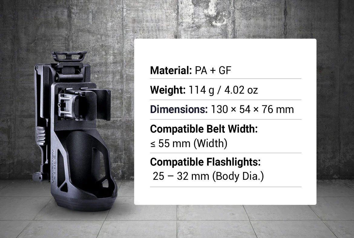 Nextorch - V51 Quick-Draw Flashlight Holder