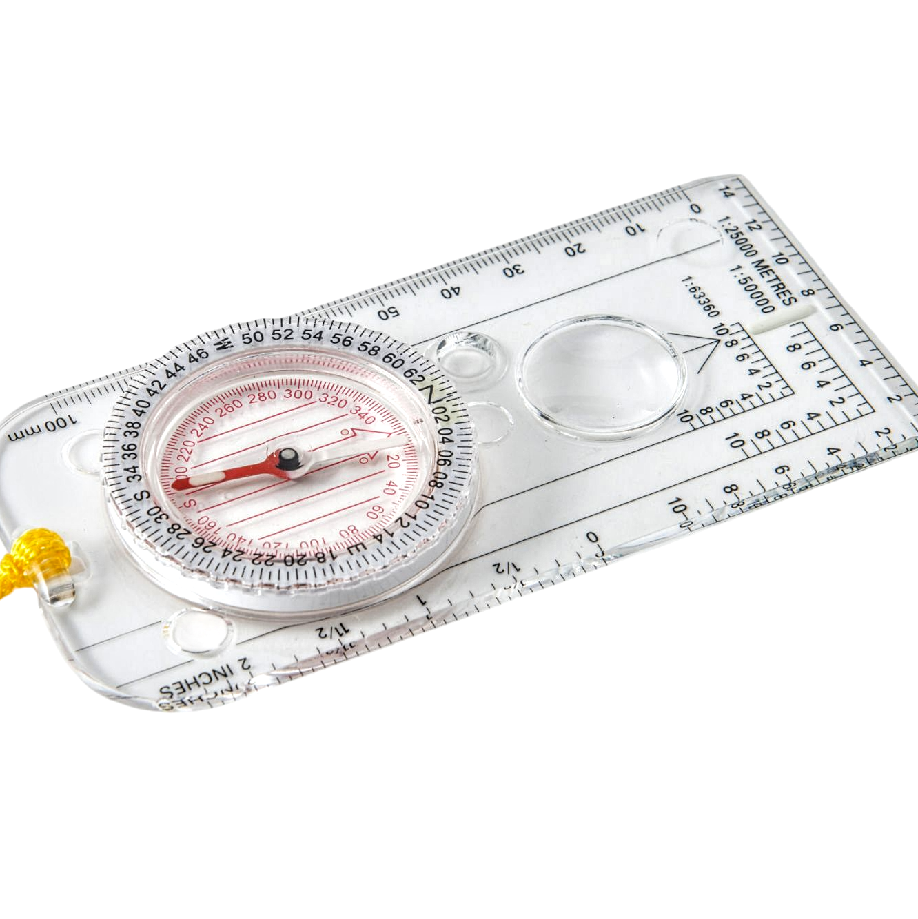 Black Stealth - SAF Map Compass 6400 MILS With Pouch