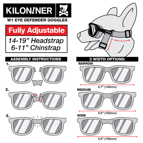 Kiloniner - W1 Eye Defender Goggles