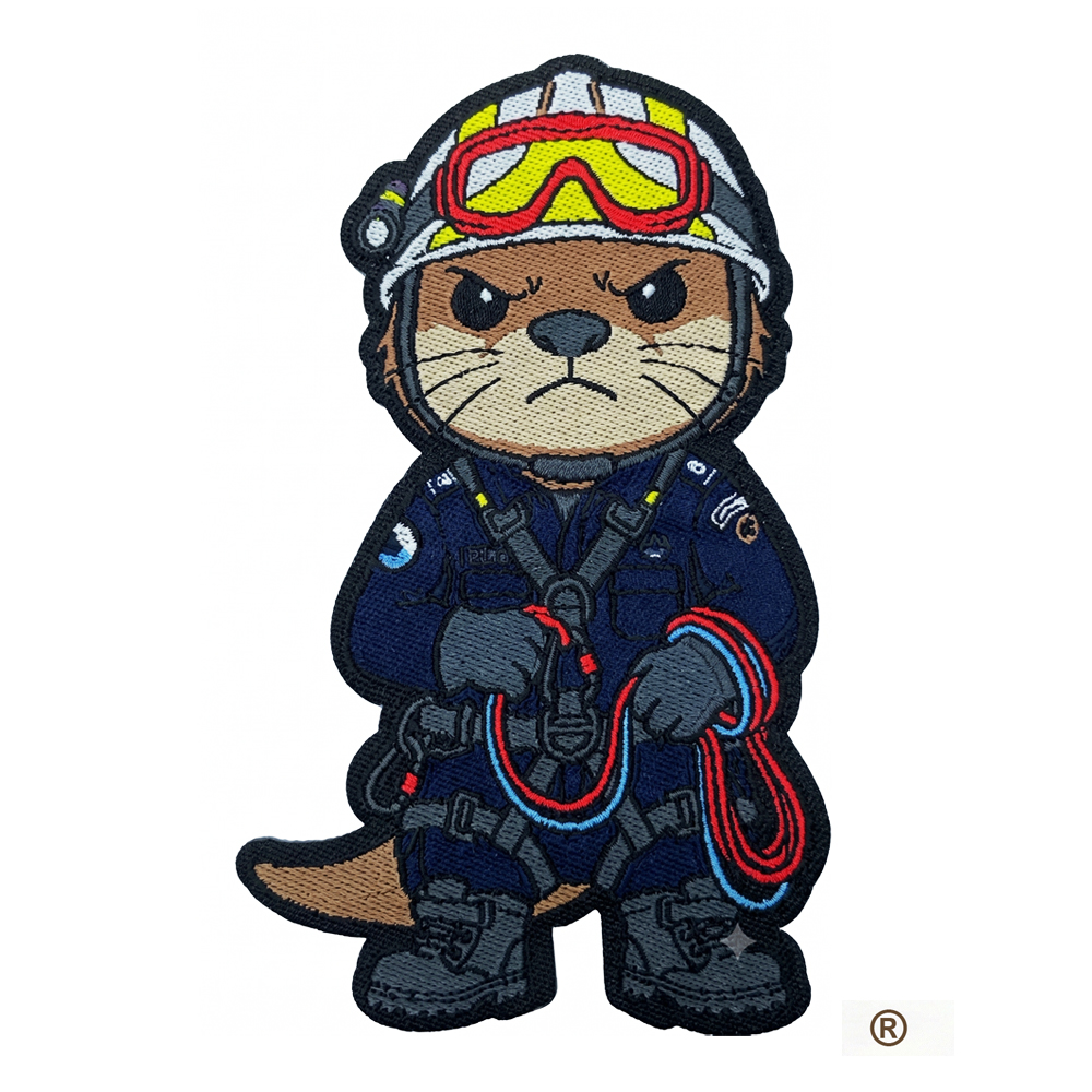 Woven Patch - Warrant Officer Dobhar-chú™ in SCDF DART Uniform