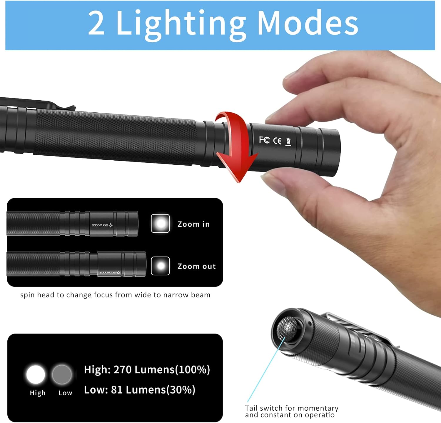 Skywoods - Outdoor Pen Light (Fix P3)