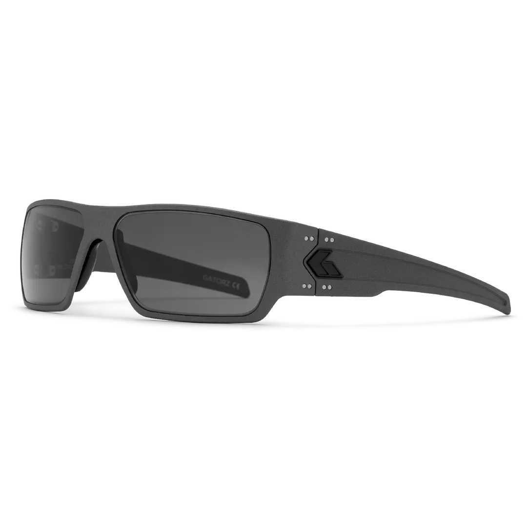 Gatorz Eyewear Stark Sunglasses - Black Aluminum Frame with Blackout Logo