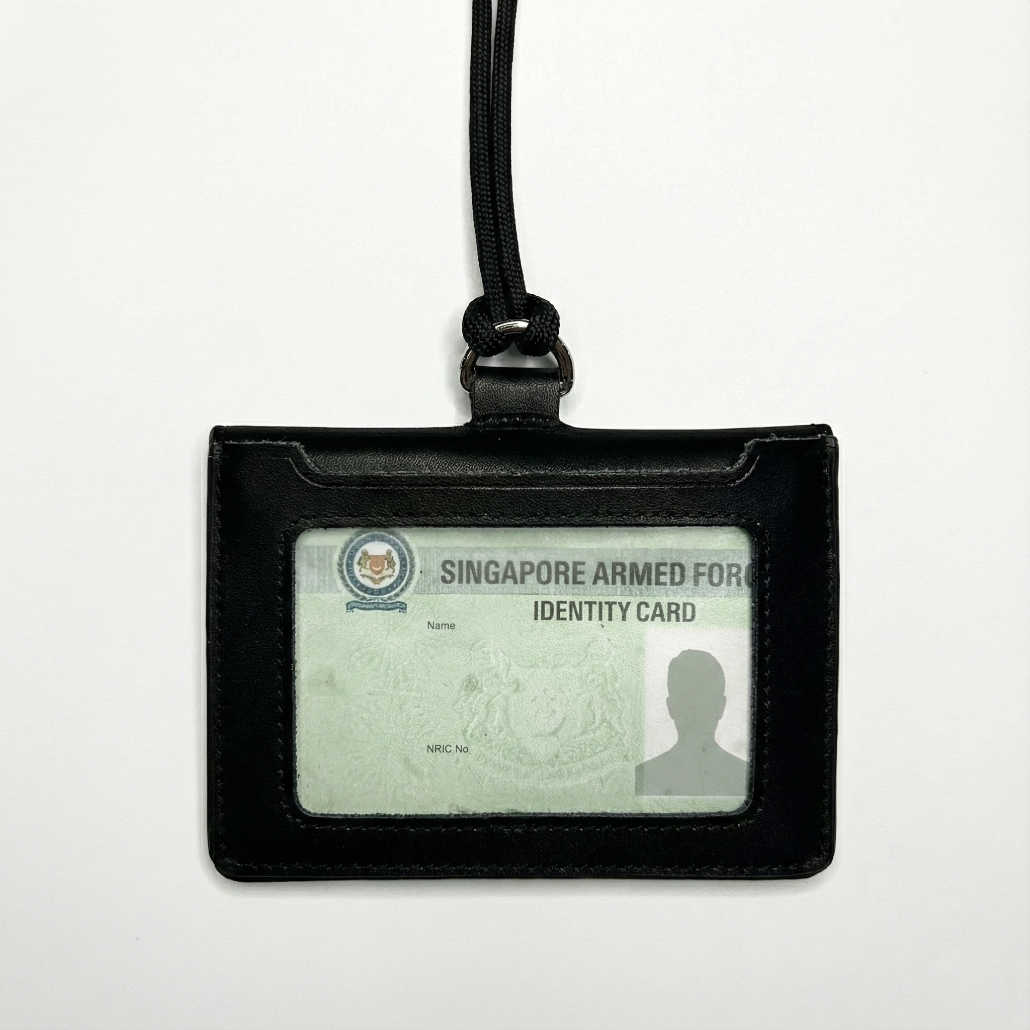 Black Stealth - Professional Leather Neck ID (V2)