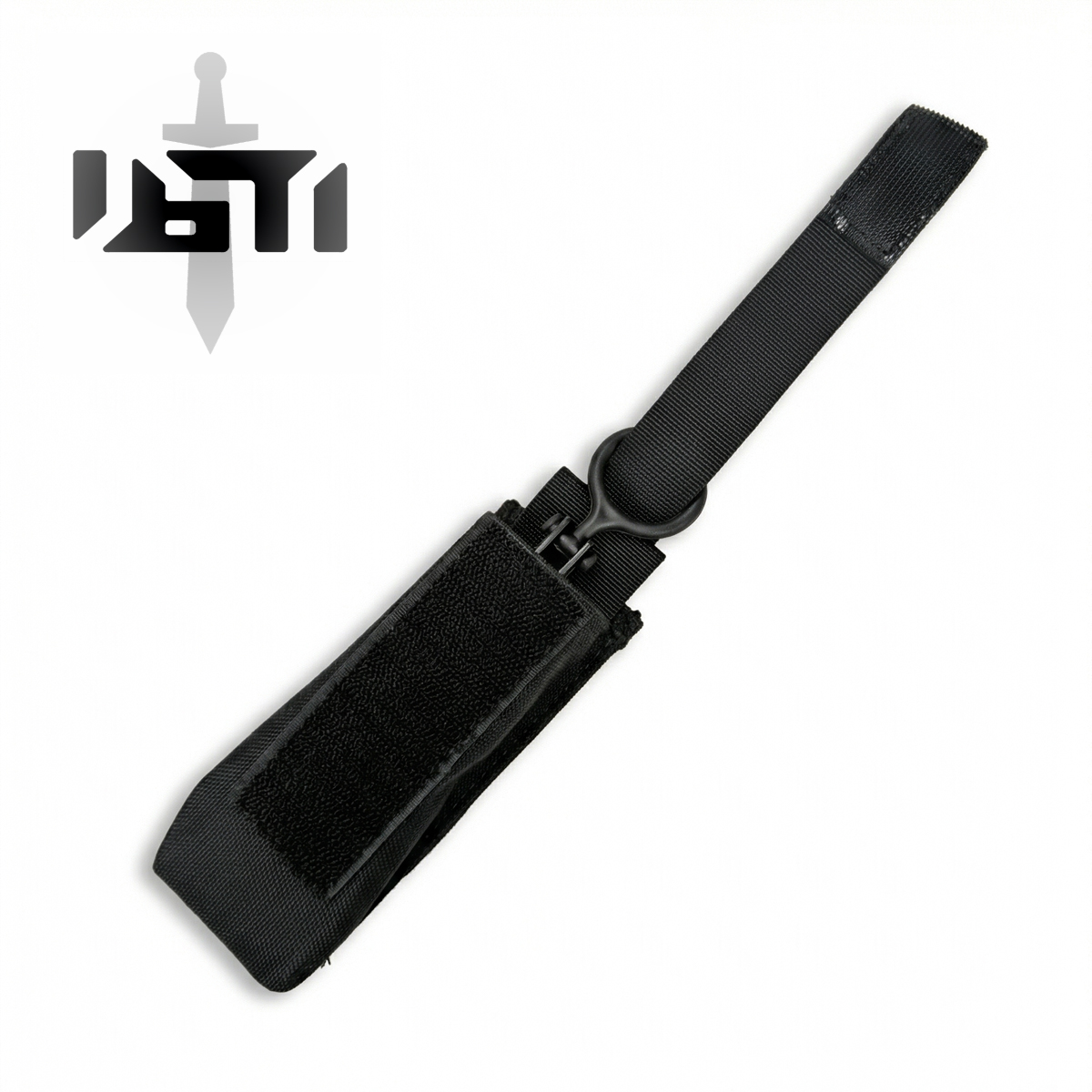 Black Stealth - Reusable tactical zip tie hand cuffs with Key