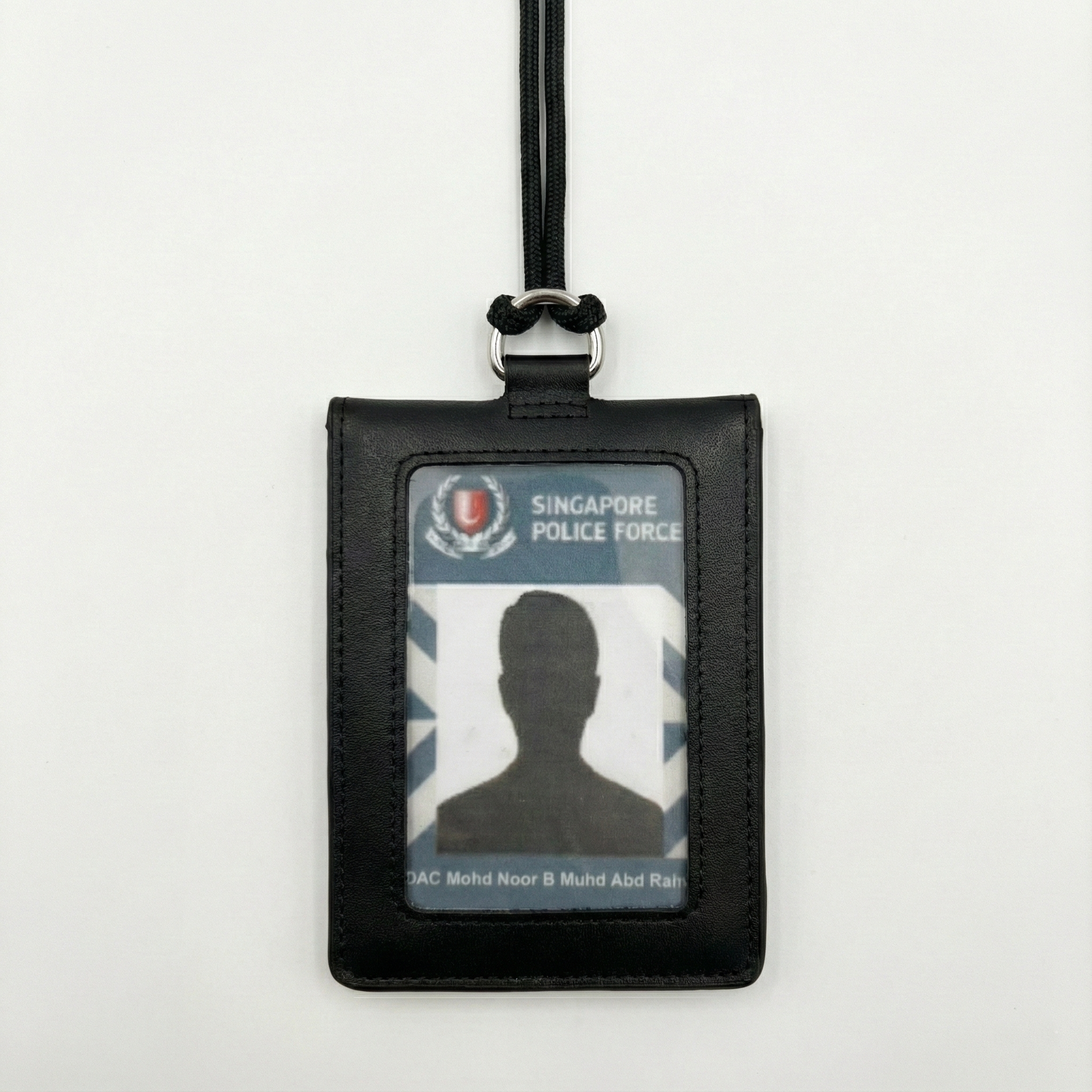 Black Stealth - Professional Leather Neck ID (V2)