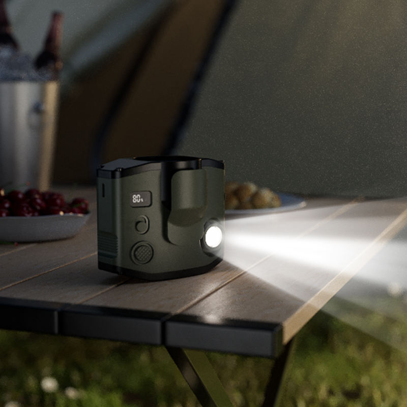 Black Stealth - LBV Molle Mounted Jet-Type Cooling Fan