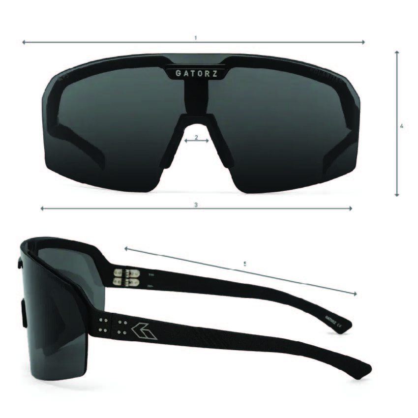 小物 GATORZ HAVOK Black Cerakote Gatorz - Havok Sunglasses