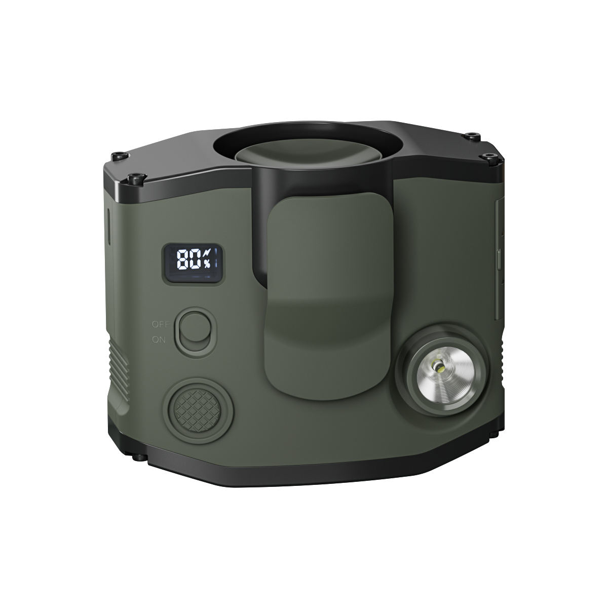 Black Stealth - LBV Molle Mounted Jet-Type Cooling Fan