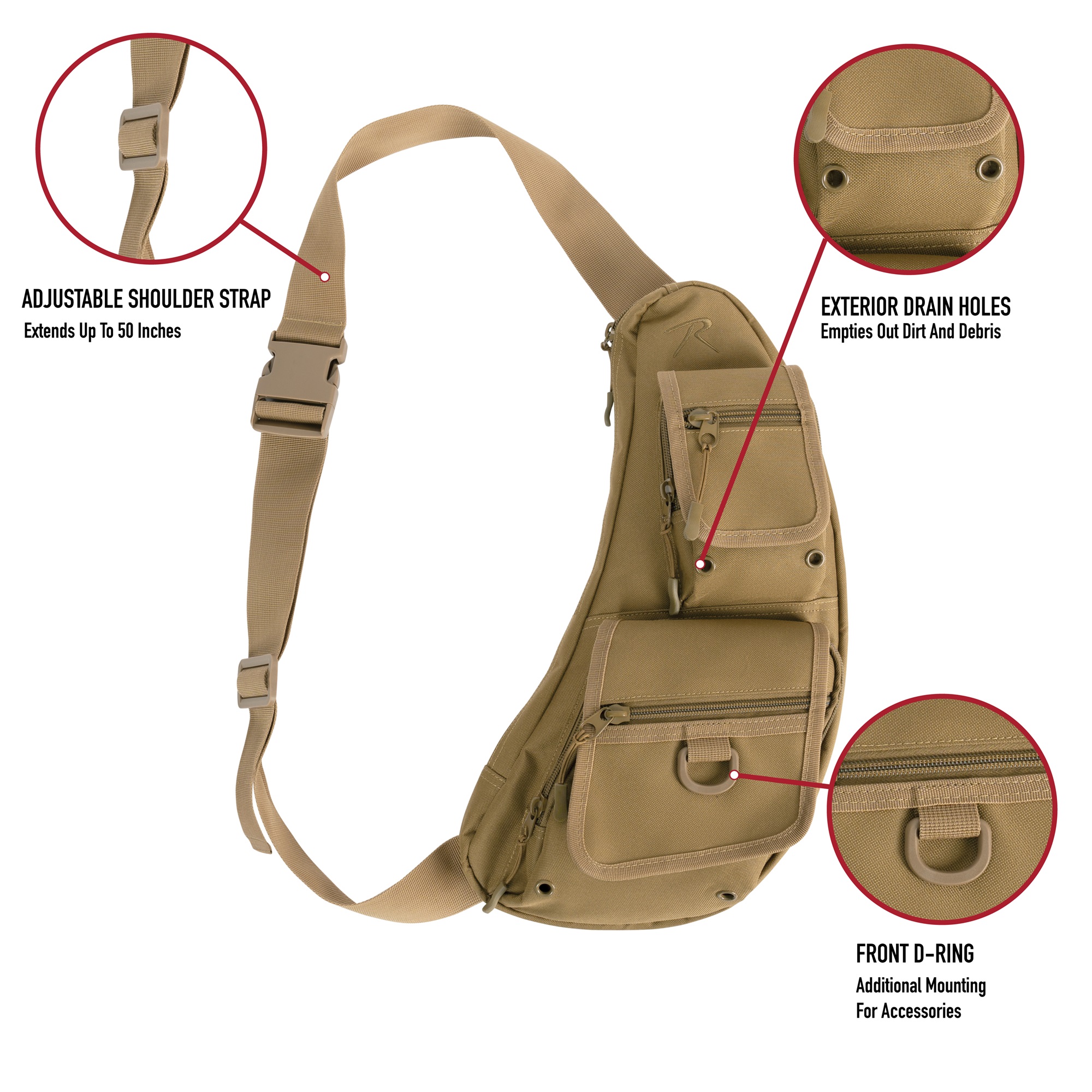 Rothco - Tactical Crossbody Sling Bag