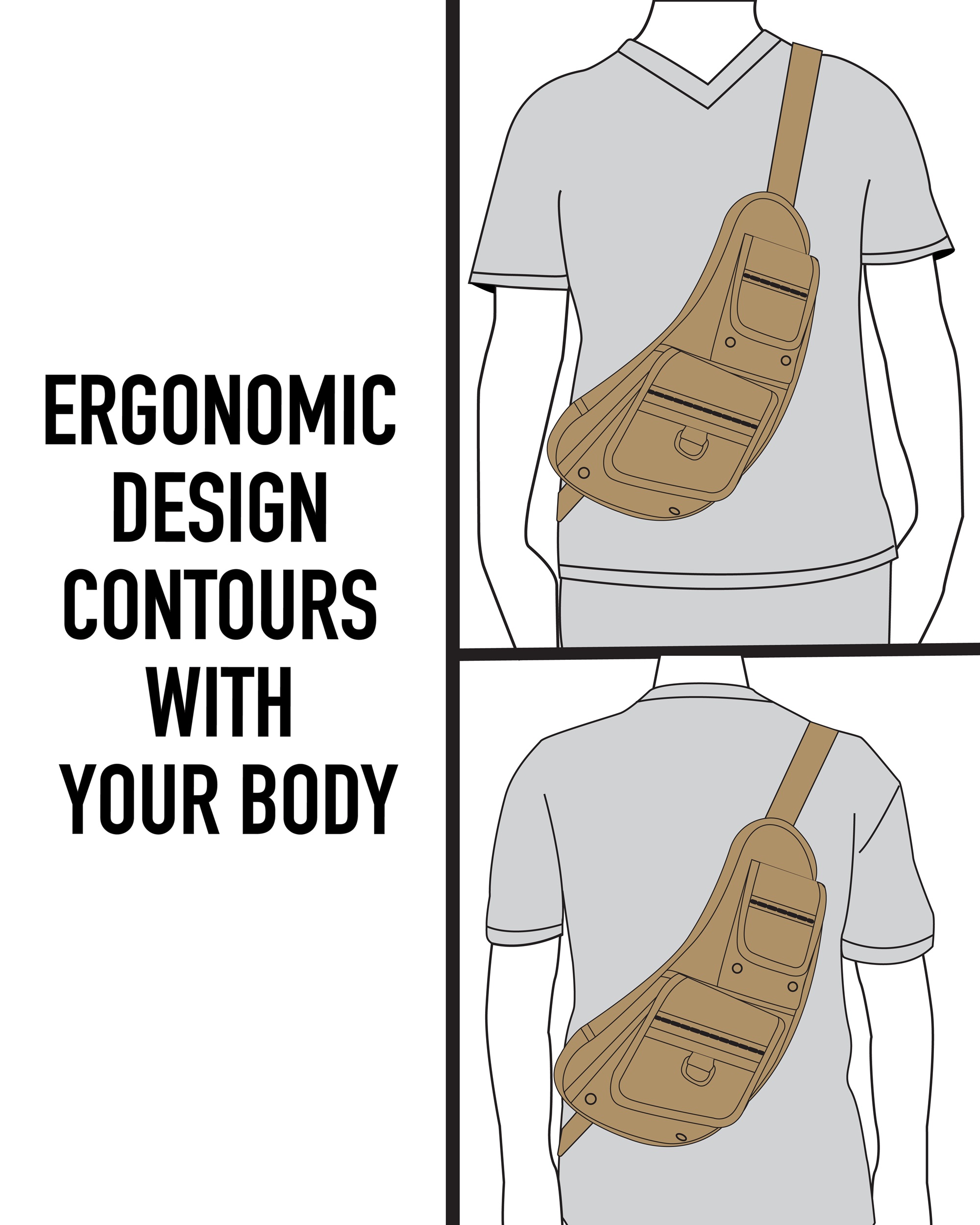 Rothco - Tactical Crossbody Sling Bag