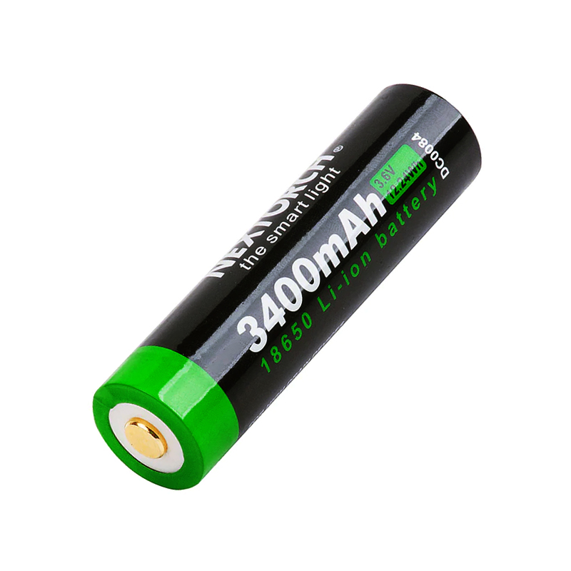 Nextorch - Lithium Ion Battery 18650 3400mah USB-C 