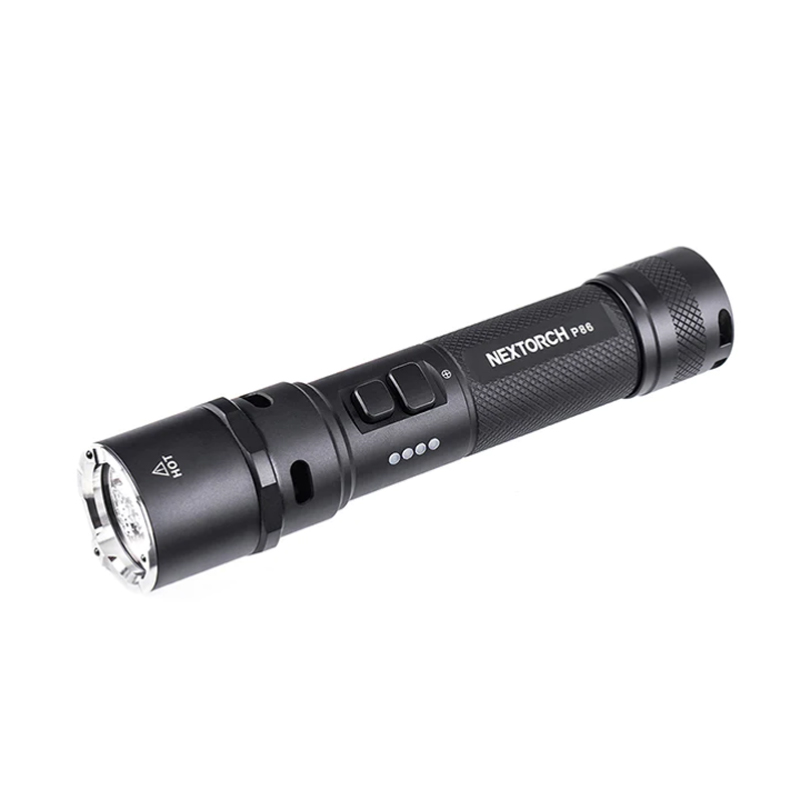 Nextorch - P86 1600 Lumen Flashlight with 120db Electronic Whistle