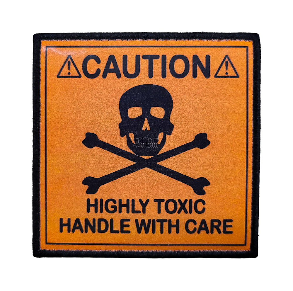 Printed Morale Patches - Highly Toxic Velcro Morale Patch