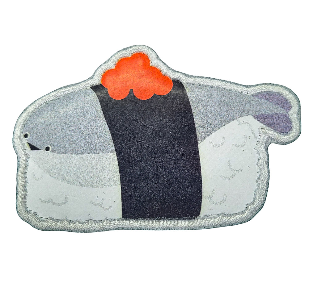 Printed Morale Patches - Sacabambaspis Sushi Fish Velcro Morale Patch