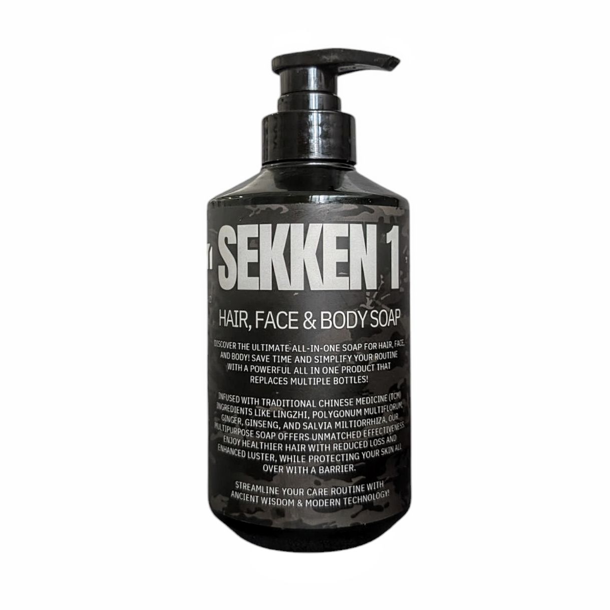 Black Stealth - Sekken 1 (Hair, Face & Body Soap)