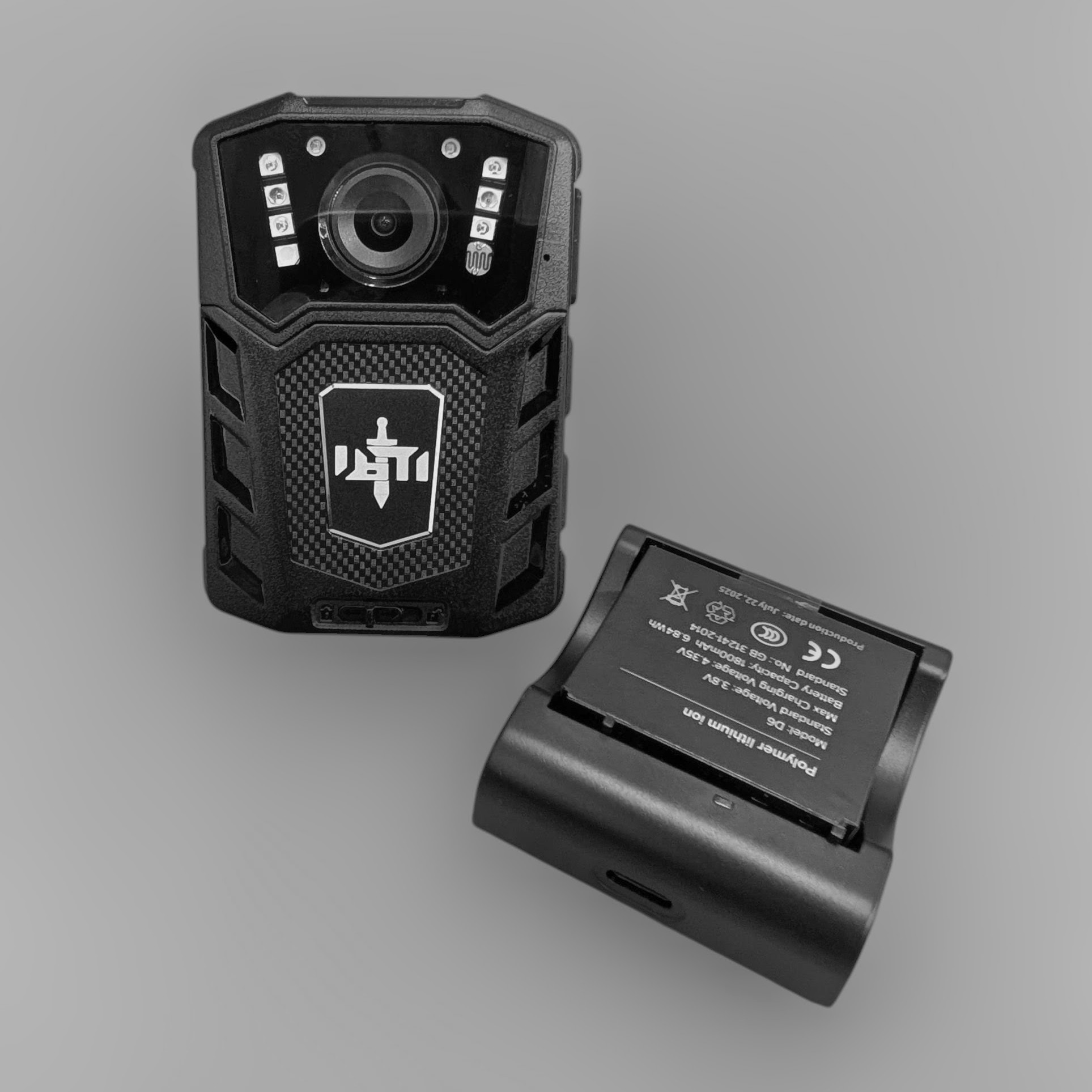 Black Stealth - Law Enforcement Premium Body Camera GEN 2