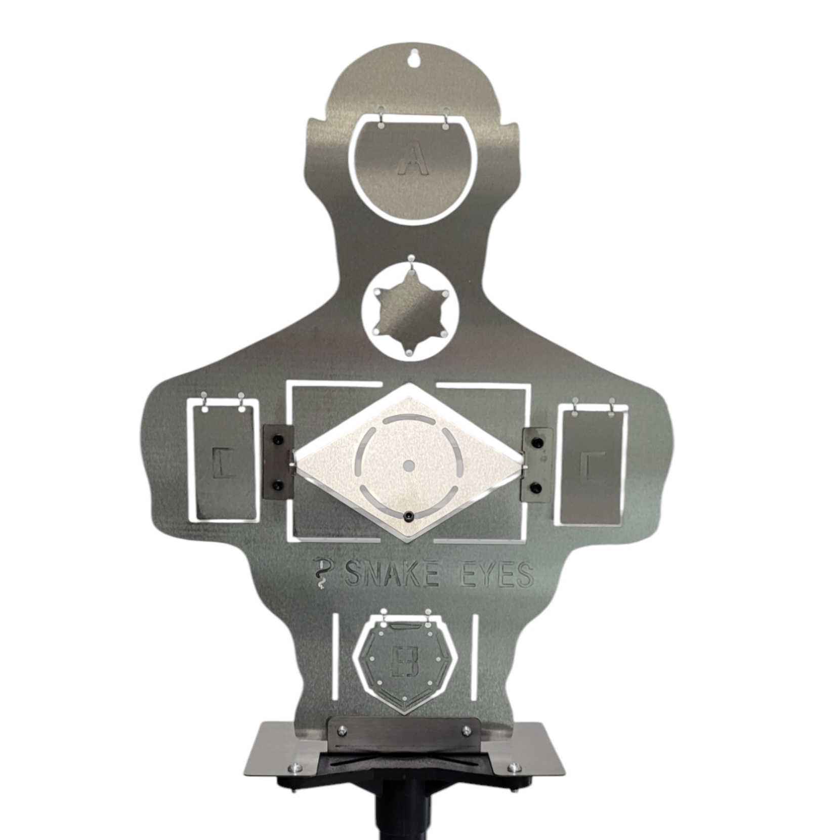 Stainless Steel Metal Target for Foam Dart/WBB Blaster 