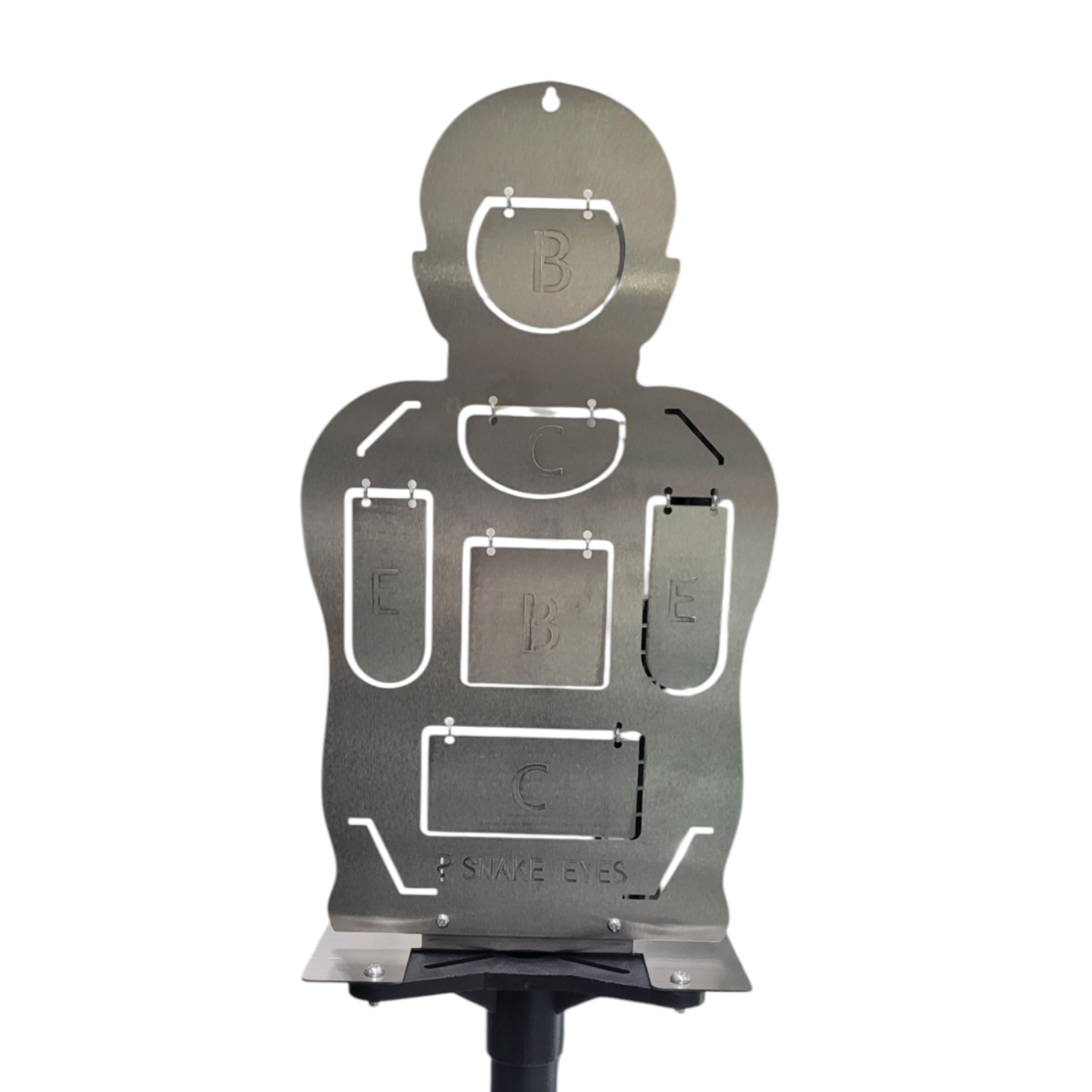 Stainless Steel Metal Target for Foam Dart/WBB Blaster 