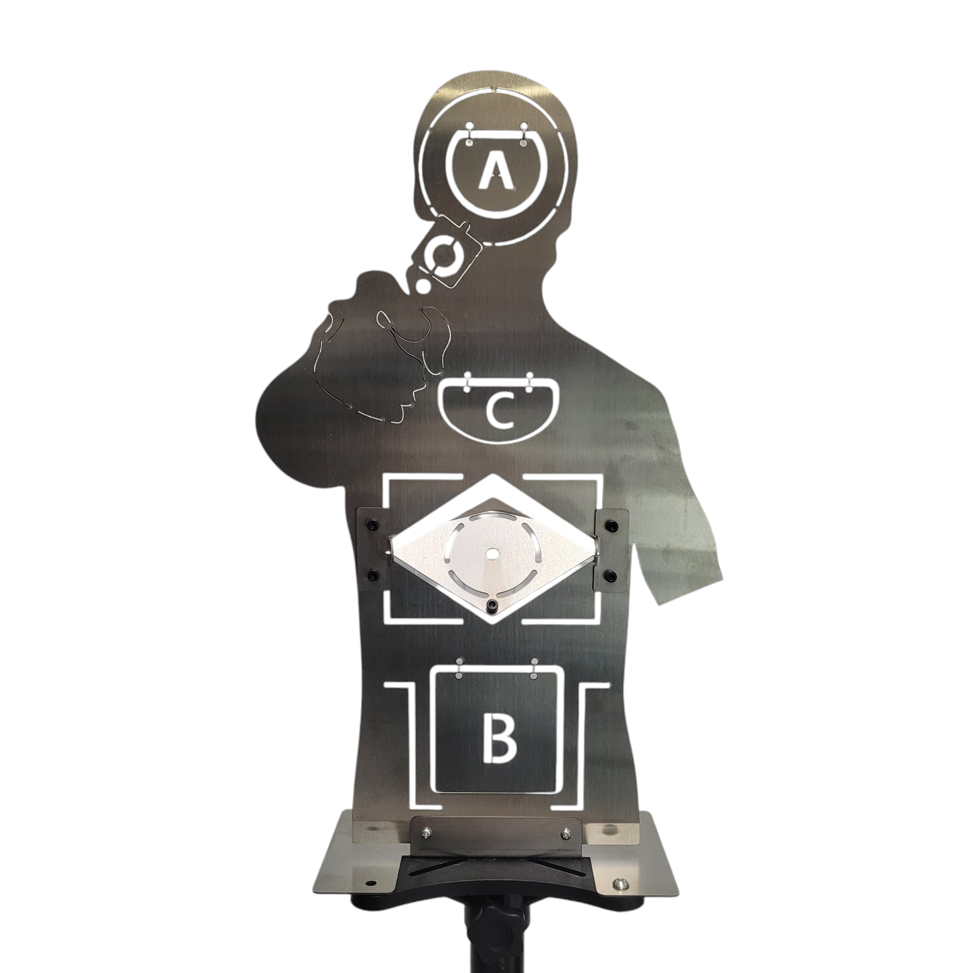 Stainless Steel Metal Target for Foam Dart/WBB Blaster 