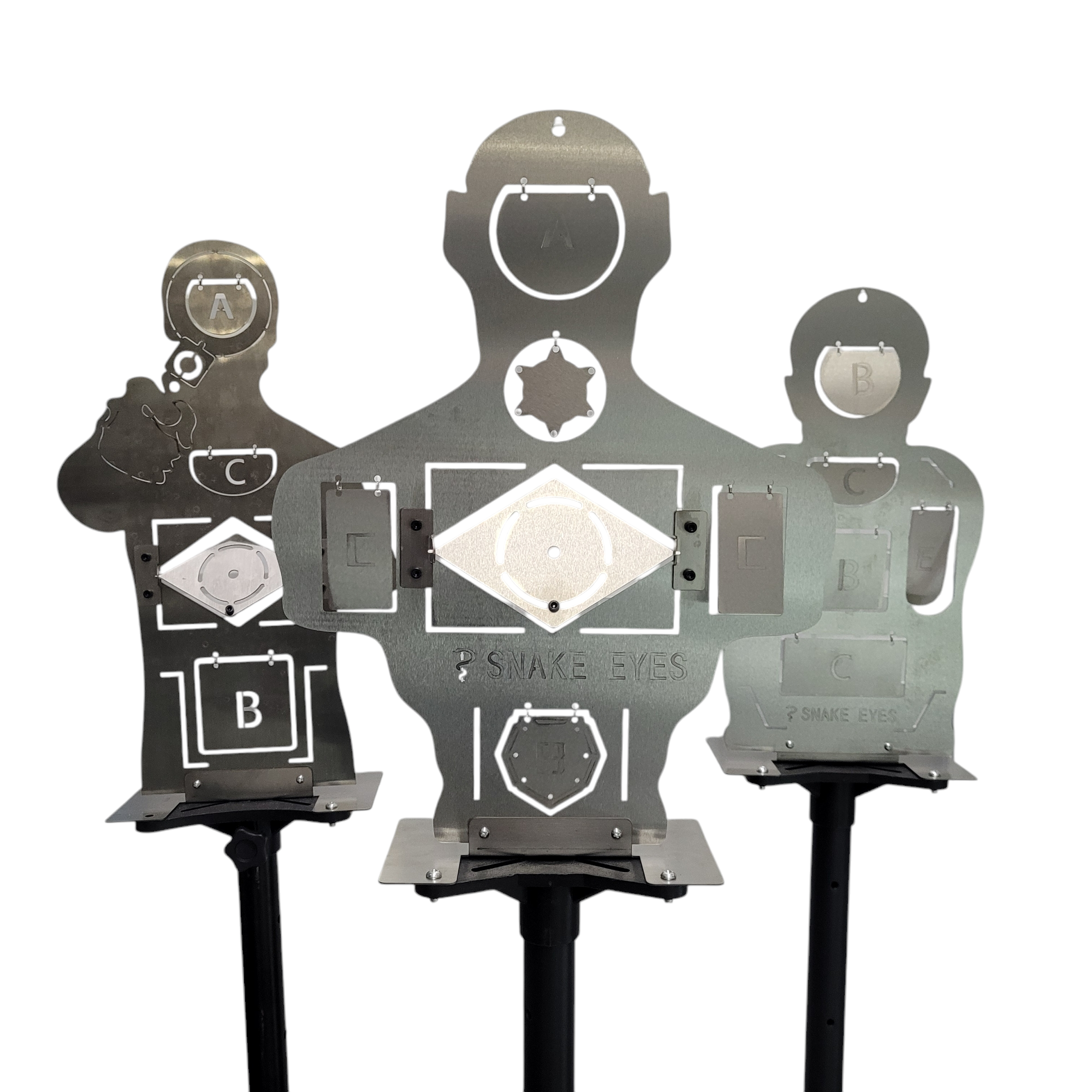 Stainless Steel Metal Target for Foam Dart/WBB Blaster 