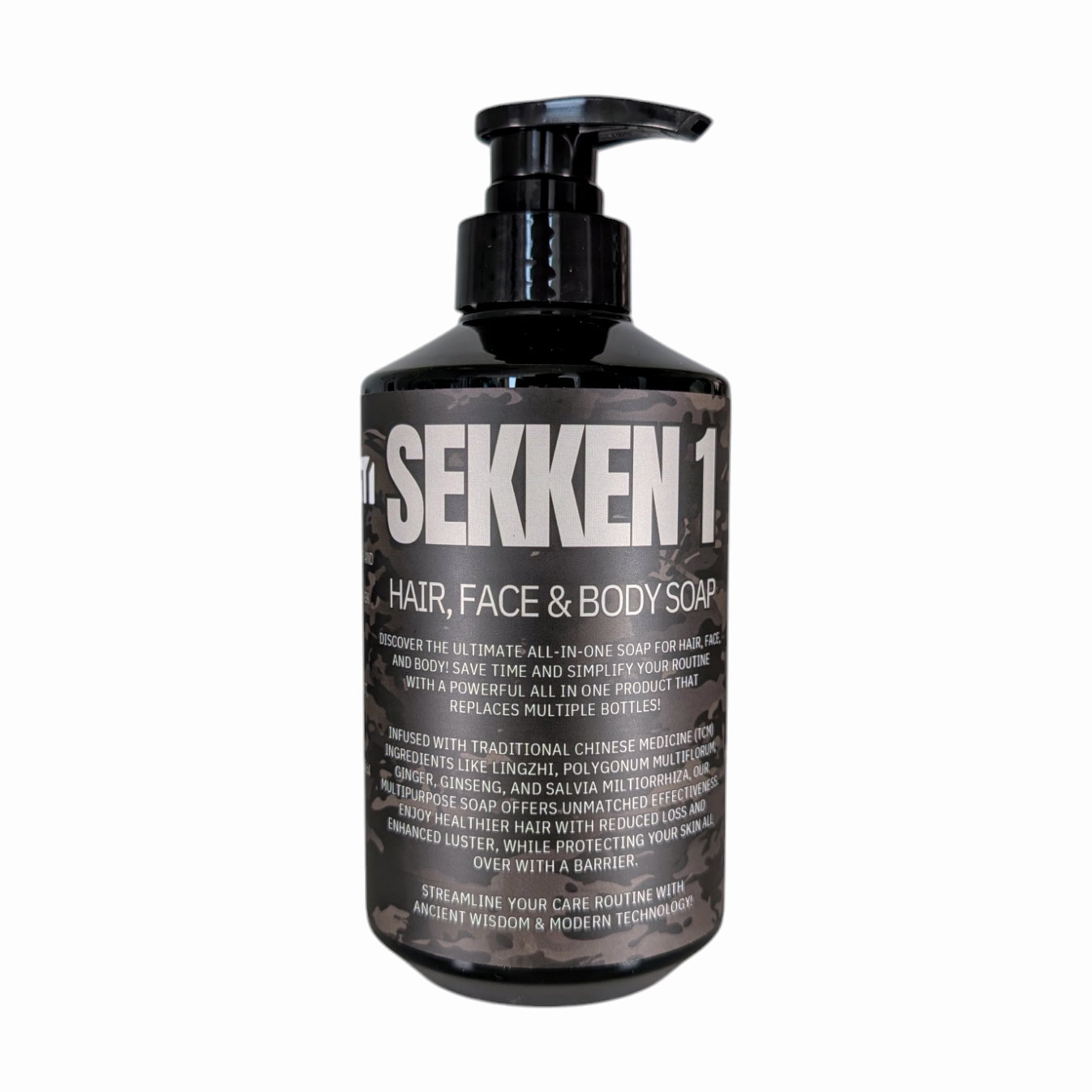 Black Stealth - Sekken 1 (Hair, Face & Body Soap)