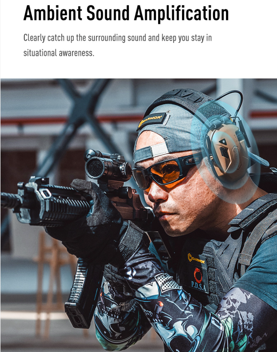 Opsmen - Earmor M300A/T Electronic Shooting Earmuff 