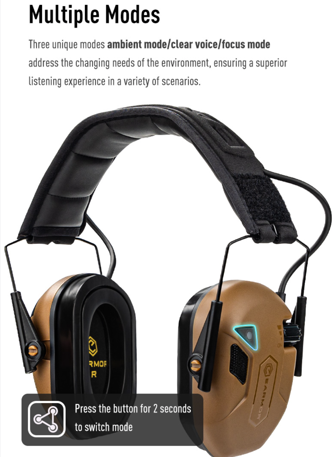 Opsmen - Earmor M300A/T Electronic Shooting Earmuff 