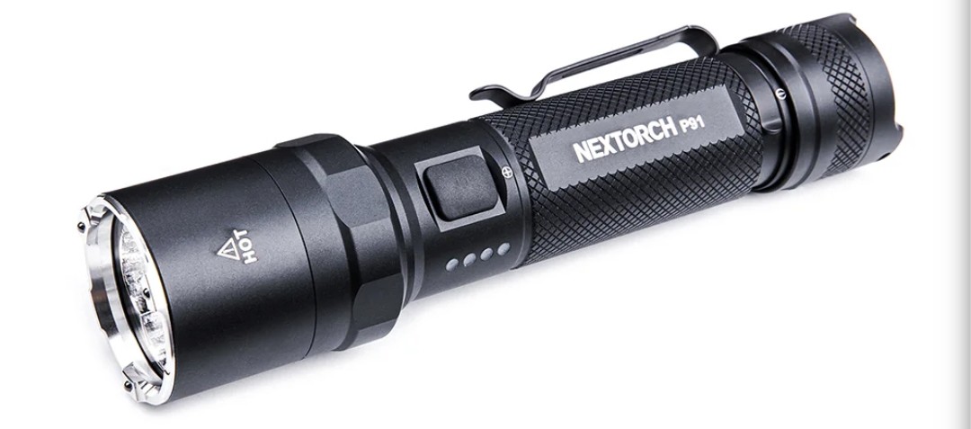 NEXTORCH P91 Ultra bright rechargeable tactical flashlight 