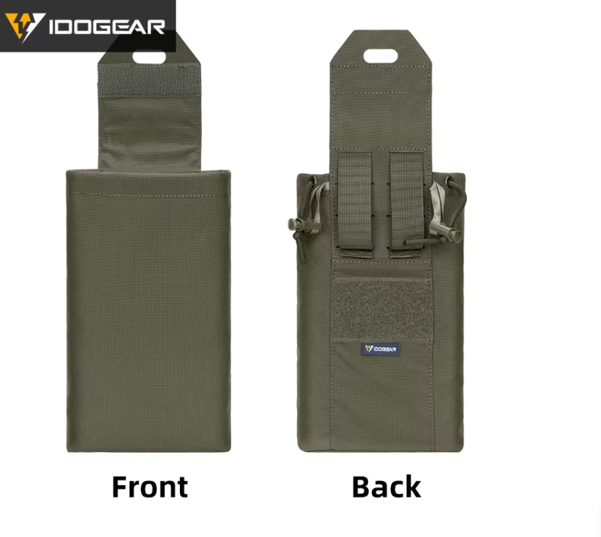 IDOGEAR - Laser Cut Molle Dump Pouch Black