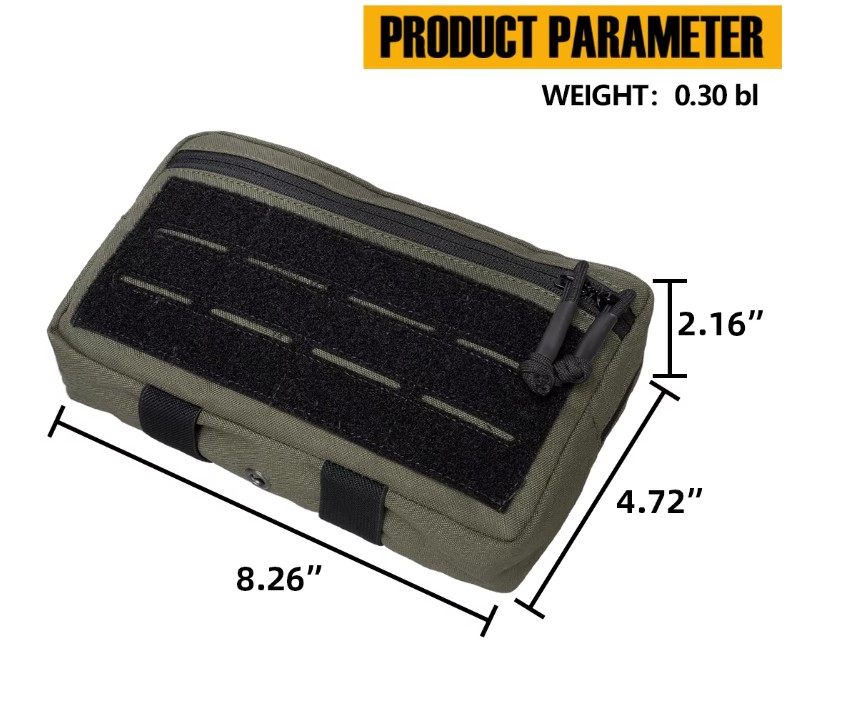 IDOGEAR - Molle Utility Organiser Pouch Horizontal