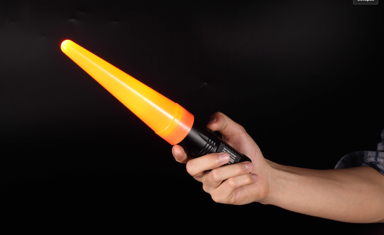 Nitecore - Red Diffusercone 40mm (NTW40)