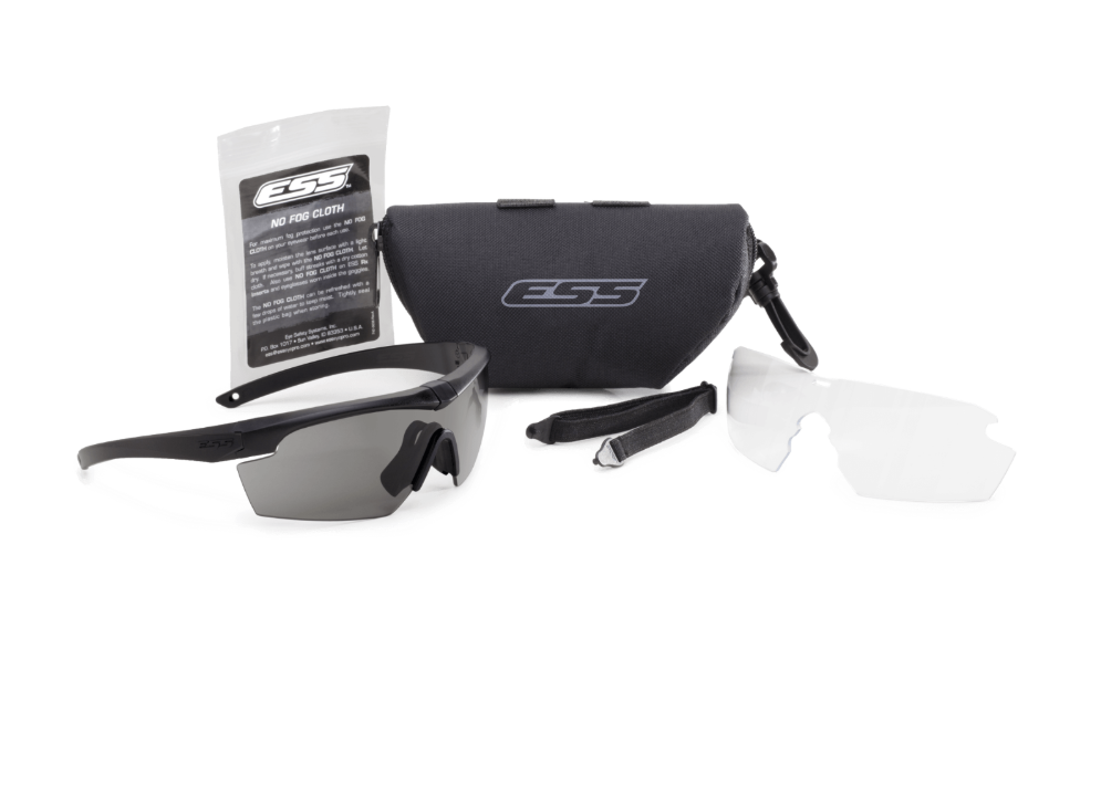 ESS - Crosshair 2LS (Black w/Smoke Gray & Clear)