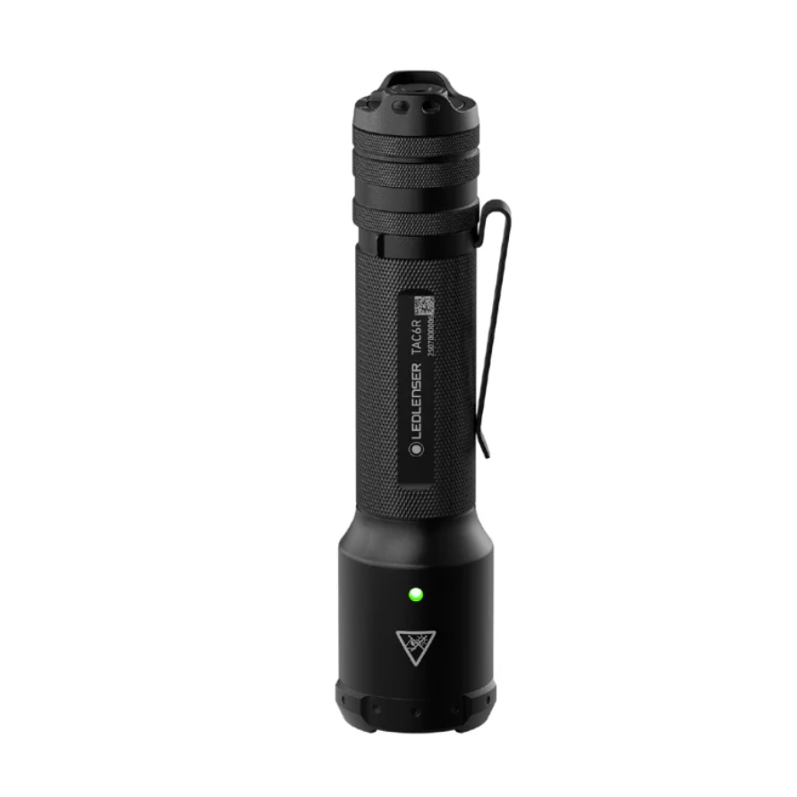 Ledlenser - TAC6R Rechargeable Tactical Flashlight | 2000 Lumens IP68 Waterproof Search Light