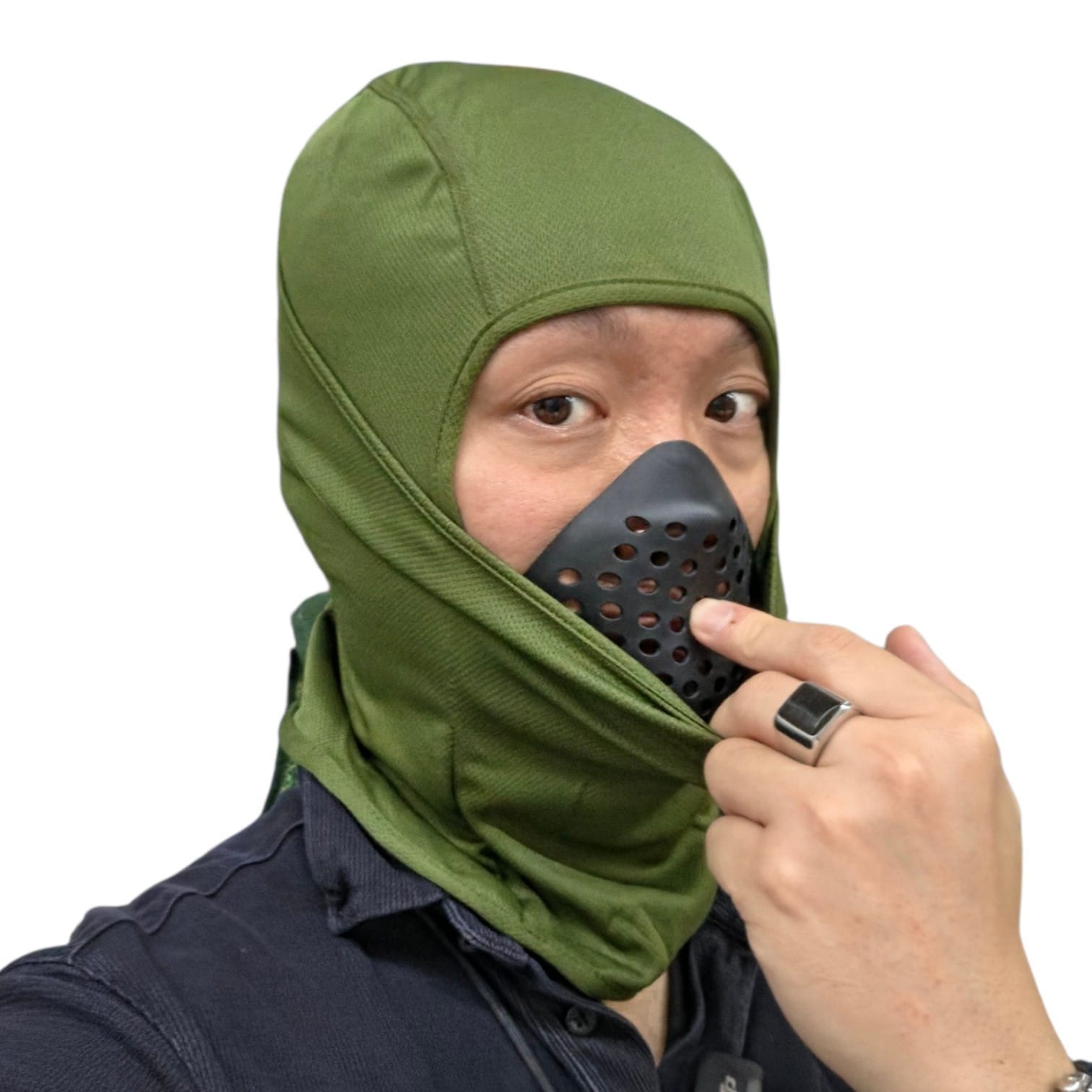 Black Stealth - Balaclava Face Spacer