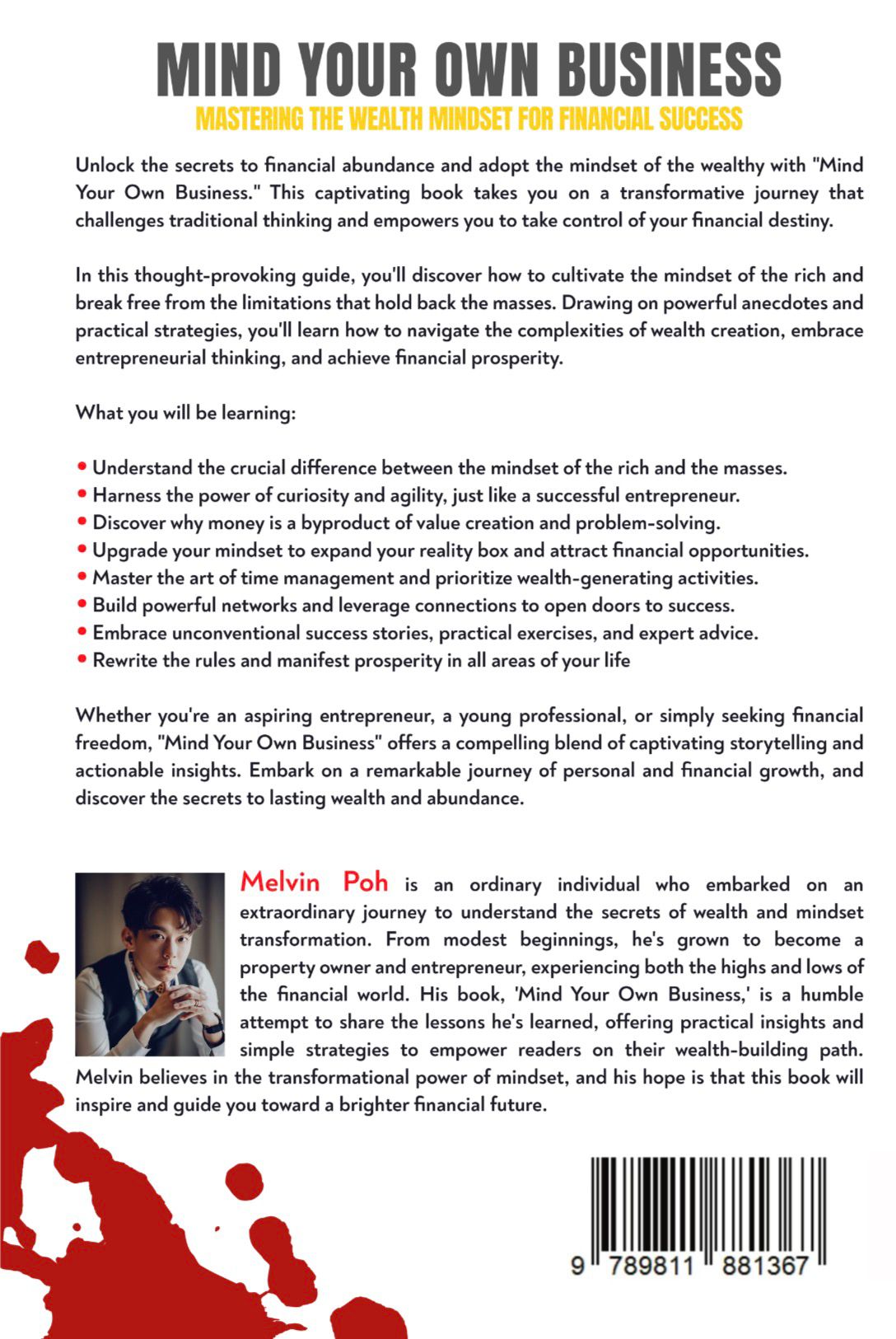 Book : Mind Your Own Business by Melvin Poh (Combat Ration Charity Edition)
