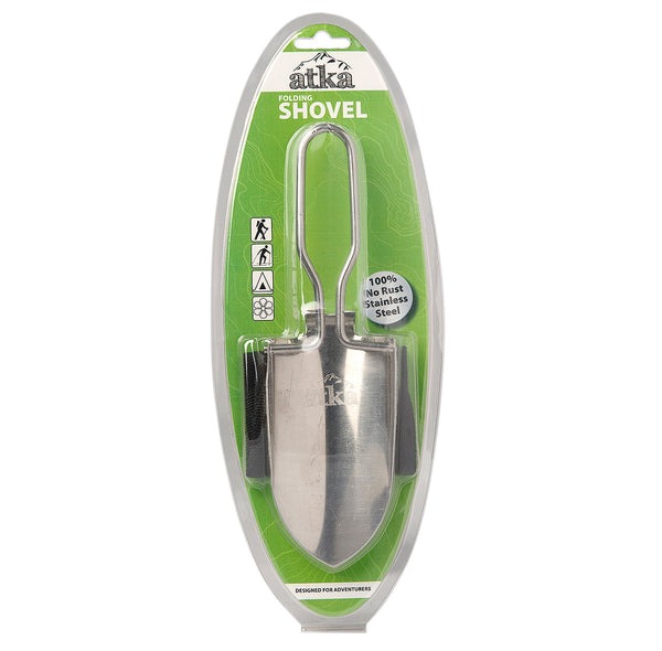 ATKA  Folding Shovel - Stainless Steel