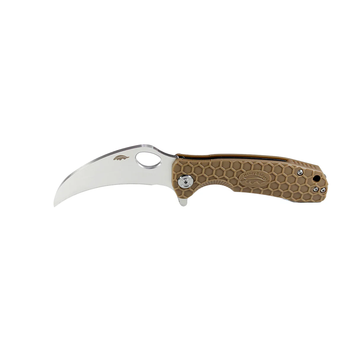 Honey Badger - Claw Heavy-Duty Ambidextrous Folding Knife – Tactical FRN Grip & Reversible Pocket Clip
