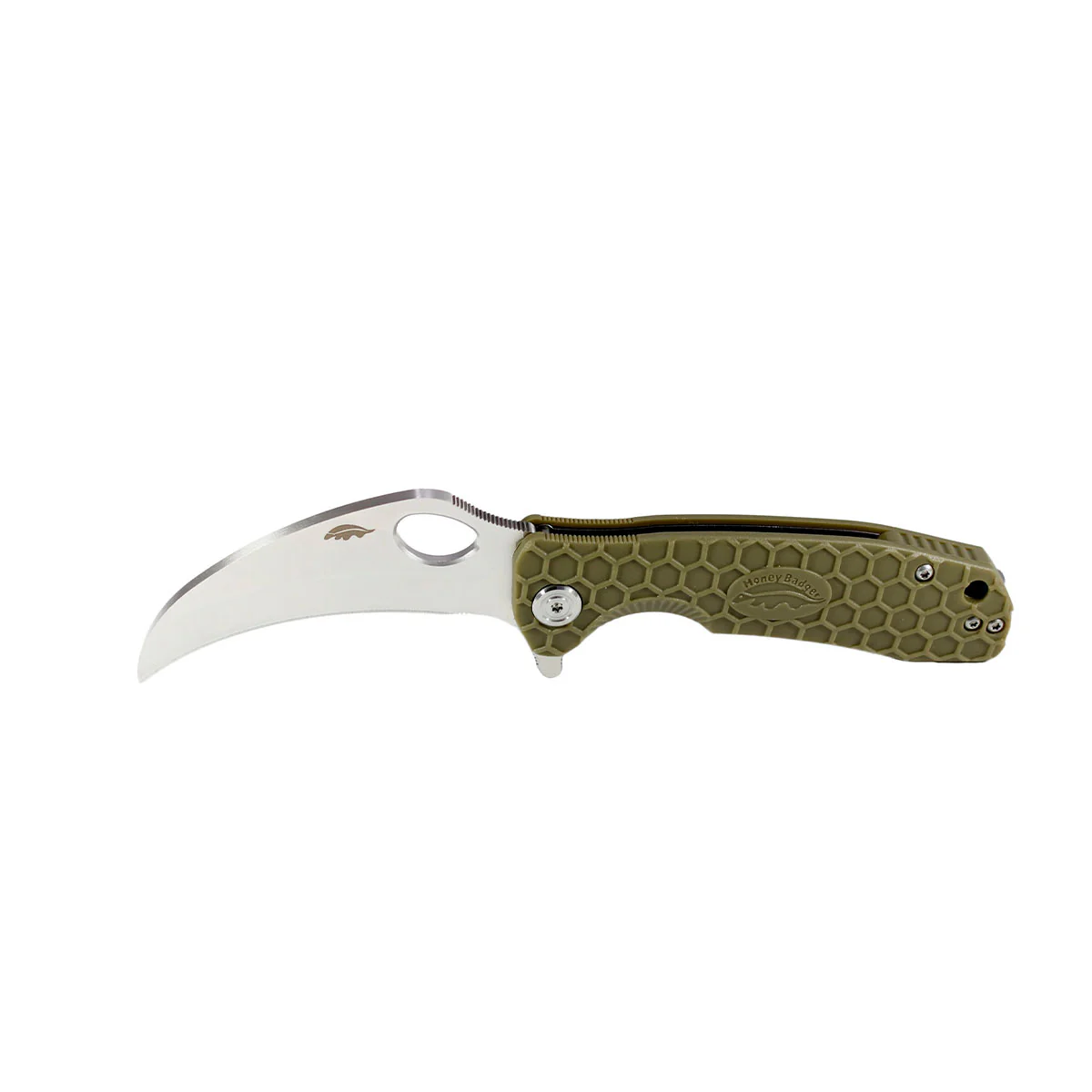 Honey Badger - Claw Heavy-Duty Ambidextrous Folding Knife – Tactical FRN Grip & Reversible Pocket Clip