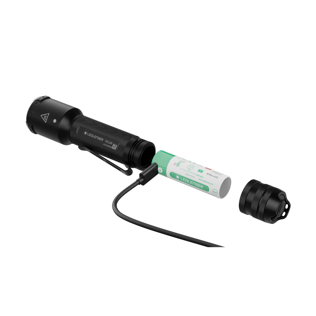LEDLENSER - TAC6R Tactical Rechargeable Torch