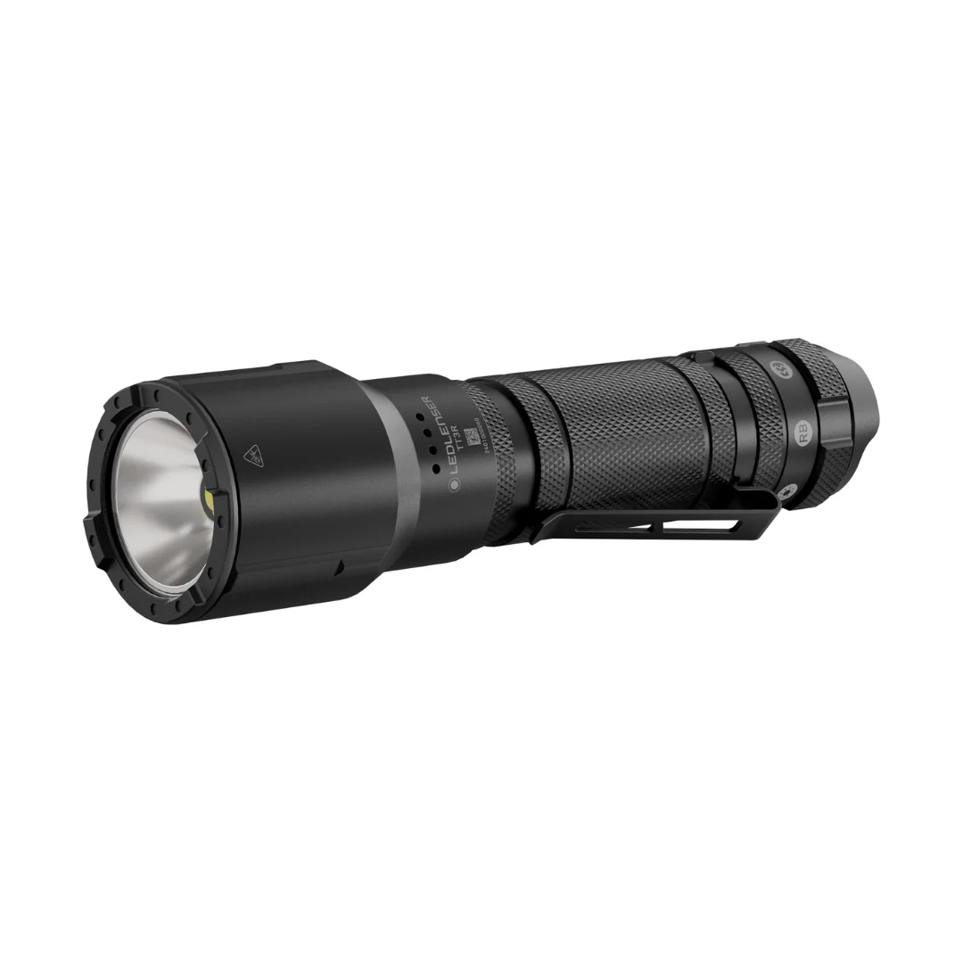Ledlenser - TT3R Professional Tactical Flashlight | 1900 Lumens Dual-Beam with Red & Blue Light